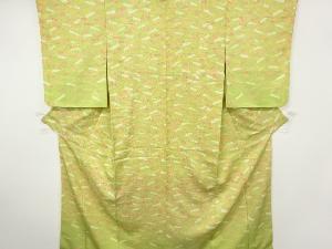 扇模様付け下げ小紋着物